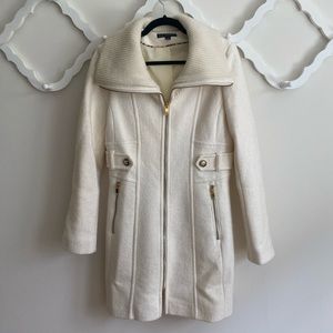 Winter white coat, worn only once!